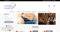 Desktop Screenshot of lesaiguillesdecamille.com